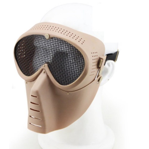 Sensei Mask (Tan), Full Face Masks are designed to offer maximum protection - the vital areas are fully covered, and you only have one piece to adjust